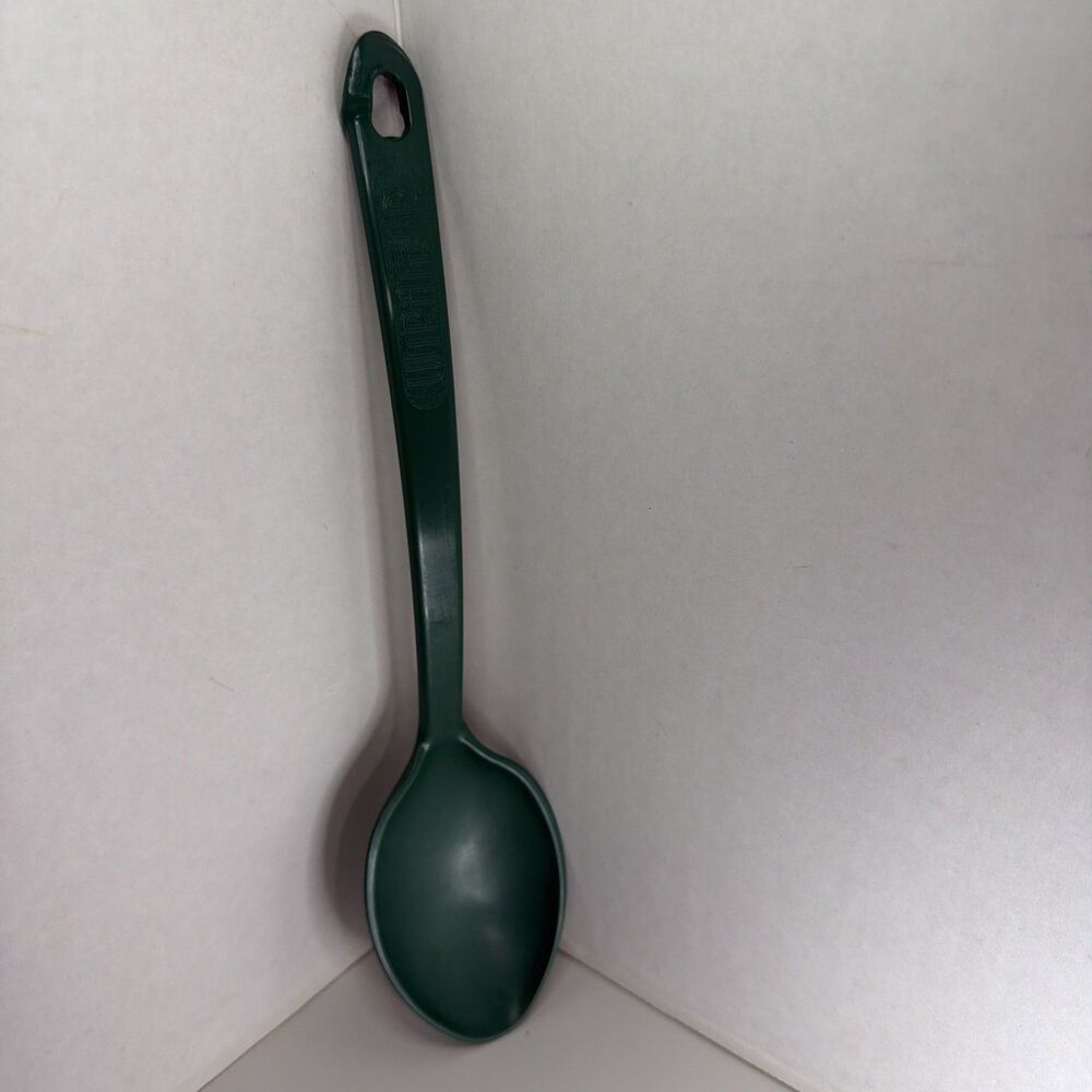 Ultratemp Solid Green Serving Spoon Kitchen Utensil 11.5" Made in USA Model 2102